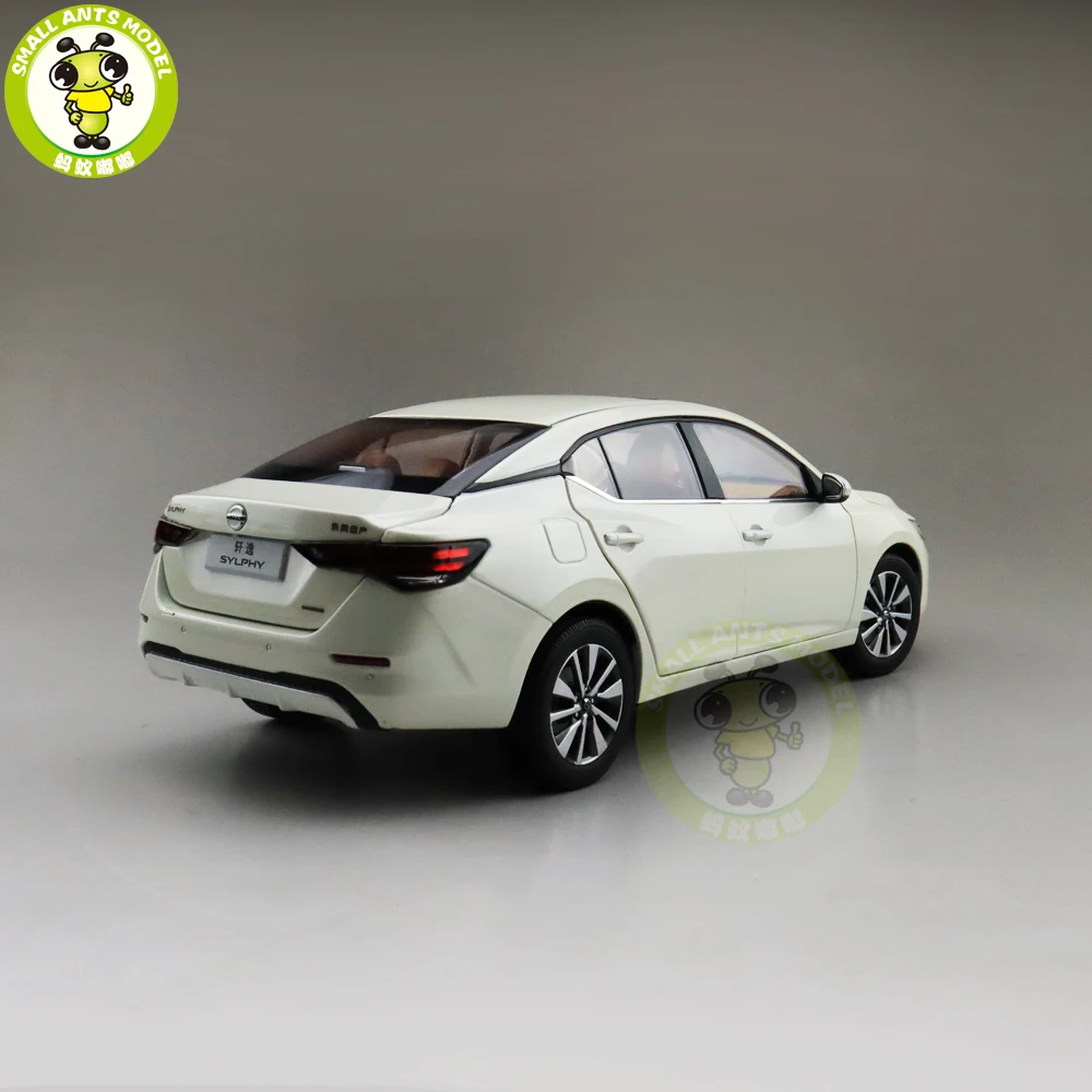 1/18 Nissan SYLPHY автомобиль из литого металла модель игрушки Дети Подарки для мальчиков и девочек белый