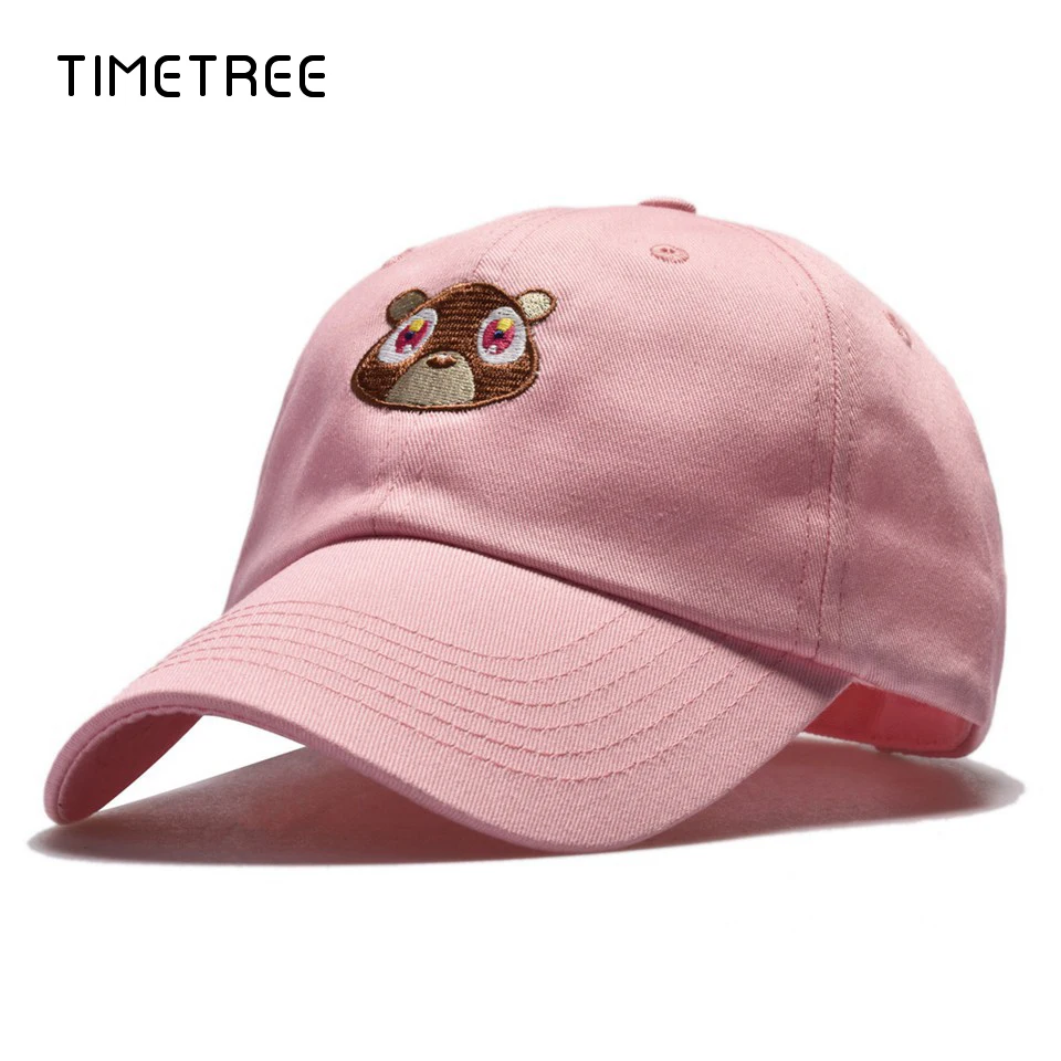 Kanye West Ye Bear Dad Hat Милая летняя кепка бейсболка для мужчин и женщин кепки s унисекс
