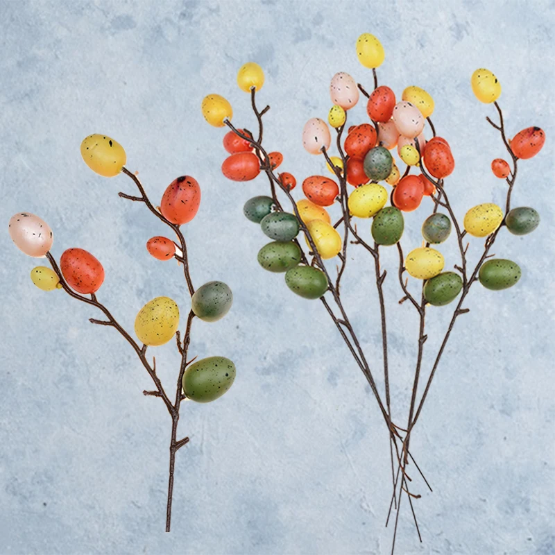 

Happy Easter Decoration Painting Egg Tree Branches Wedding Room Decor Kindergarten Decorations Home Decor