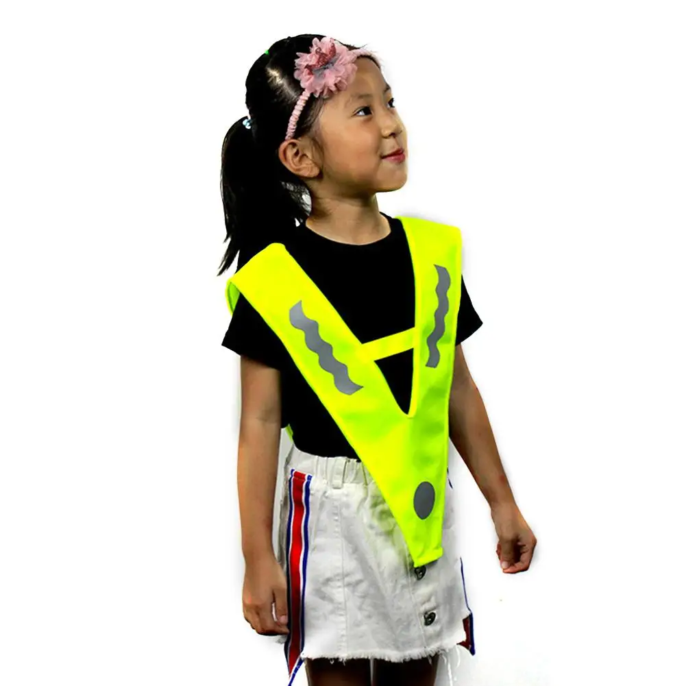 Жилет детский светоотражающий в полоску | Спорт и развлечения