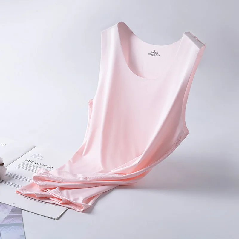 Топ женский на бретелях-спагетти базовая белая майка с V-образным вырезом