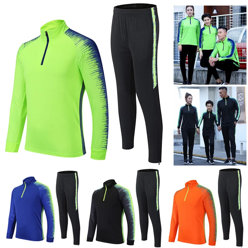 

Children‘s Football Suit Survetement Football Kit Futbol Running Jacket Adult Men‘s Outdoor Sports Training Sportswear Suit