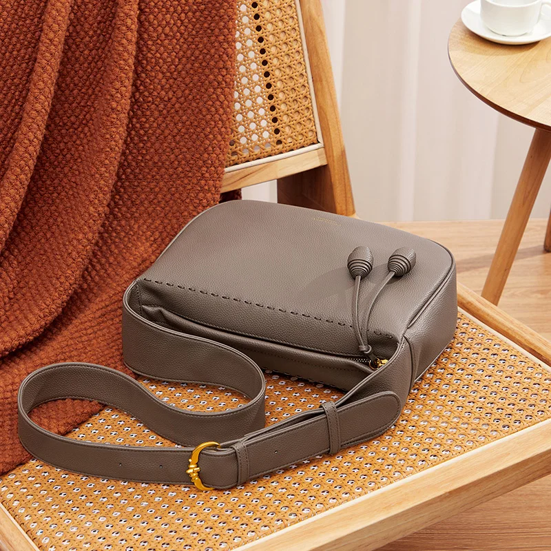 Cnoles модные роскошные брендовые сумки на плечо для женщин через из натуральной