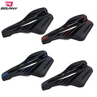 bolany mtb road bike seat bicycle cycling saddles cushion hollow breathable rebound seats outdoor riding pvc leather accessories