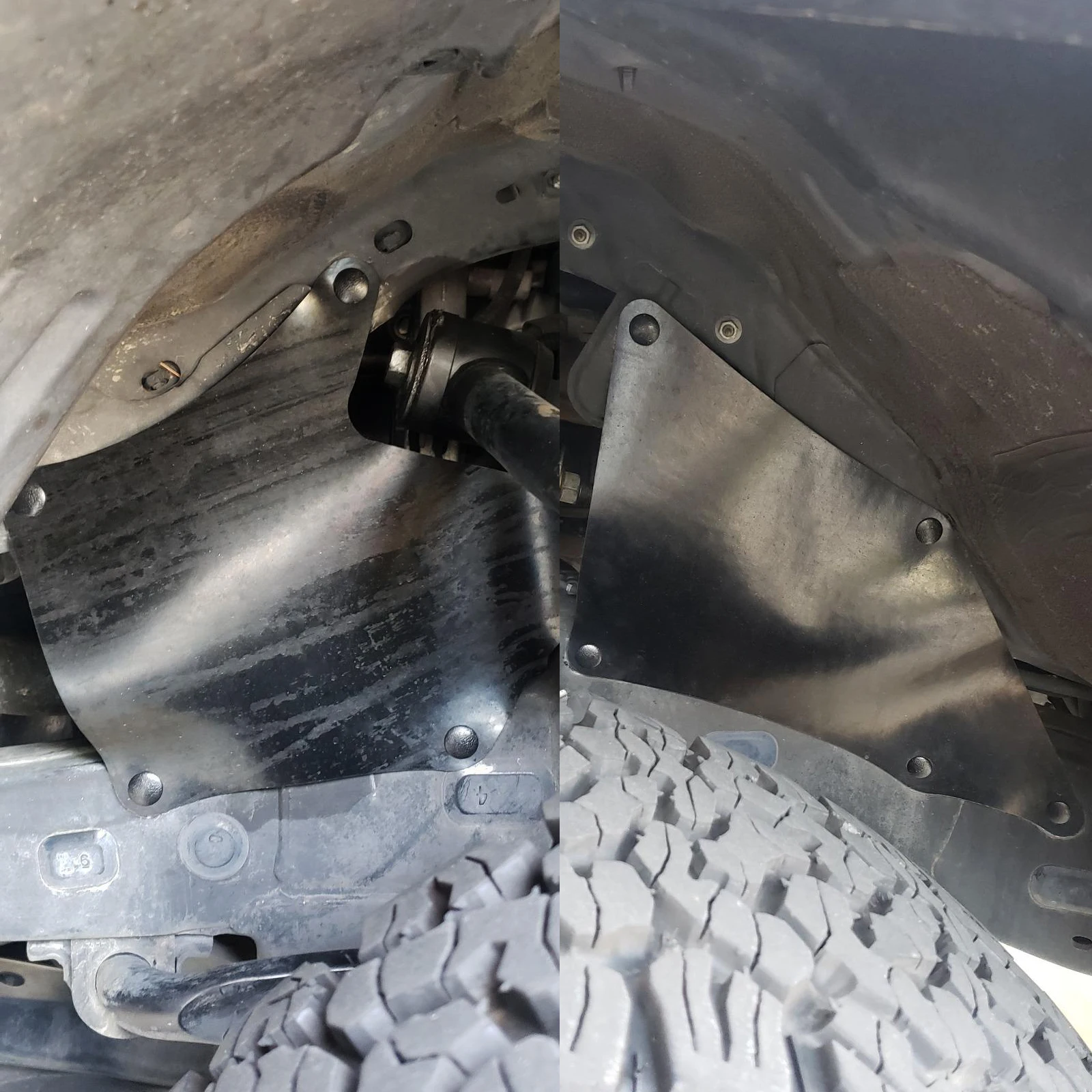 Брызговики для Toyota Tacoma 2005-2020 передние щитки от грязи