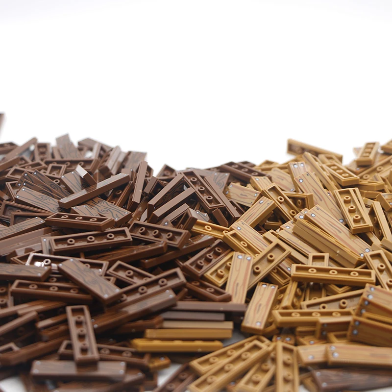 Городские аксессуары строительные блоки 1x4 плоская плитка напольная доска