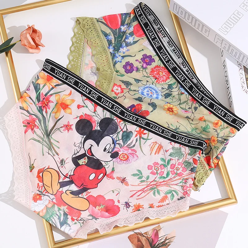 Женское нижнее белье с изображением Микки Мауса |