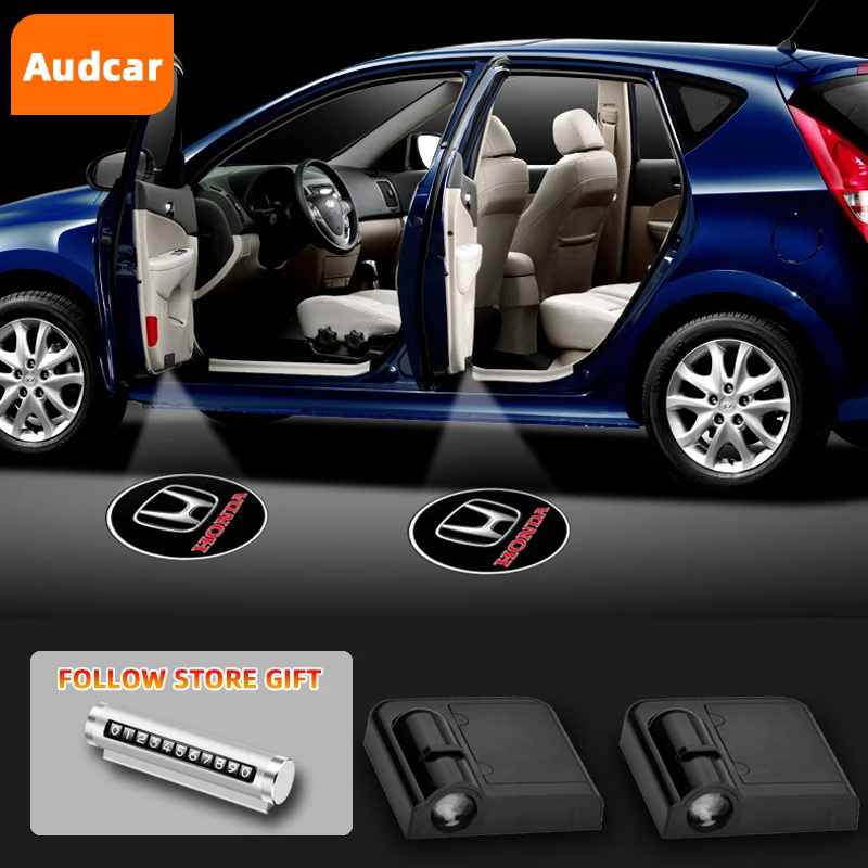 

Автомобильный проектор Audcar, приветствуется логотип для Peugeot, Kia, BMW, Audi, Renault, Nissan, проектор «сделай сам», теневая лампа