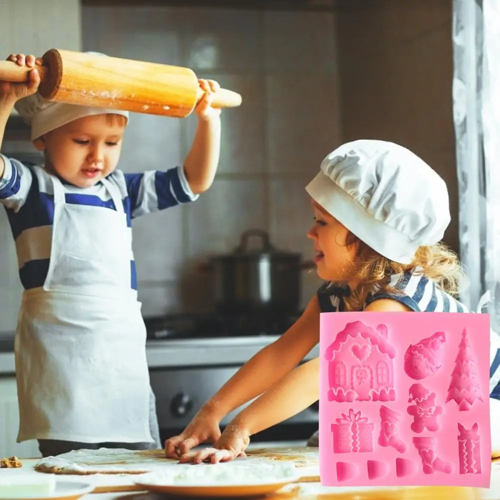 9x9 см Рождественская елка тематическая форма помадка Силиконовая Форма Кухня