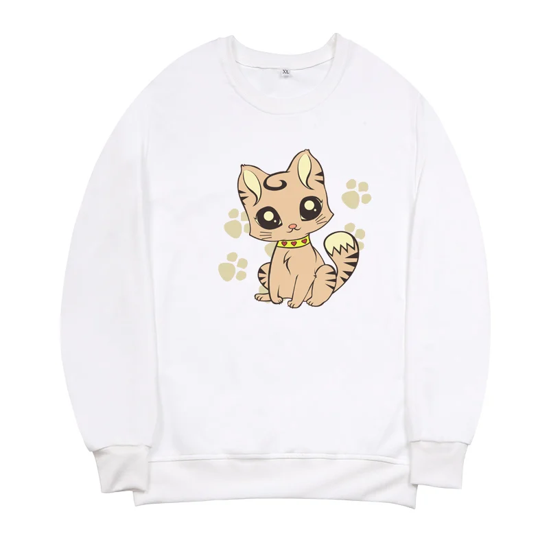 

Fashion Harajuku Autumn Hoodies Women Cat Cartoon Printed Loose Korean Hooded Sweatshirt Streetwear Long Sleeve Pullovers