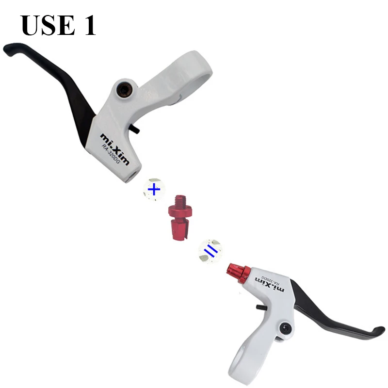 2 шт. винт велосипедный M7 тормозной рычаг регулировки алюминиевого сплава