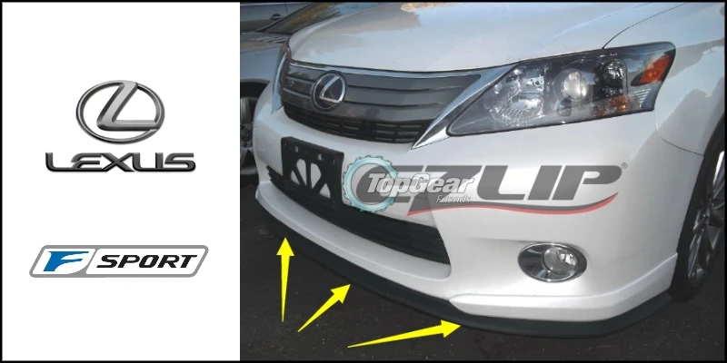 Дефлектор губ бампера для Lexus HS 250h / F 2009 ~ 2016 передняя юбка спойлера тюнинга