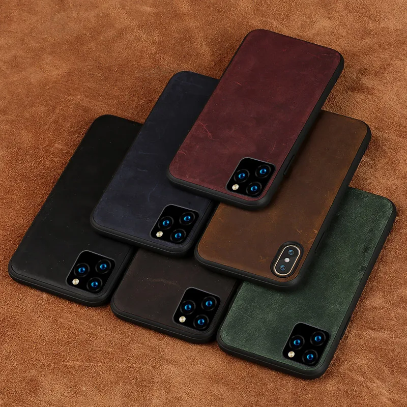 Подлинный выдвижной кожаный мобильный телефон чехол для iphone 11 11Pro Pro Max X XR XS 6 6S 7 8