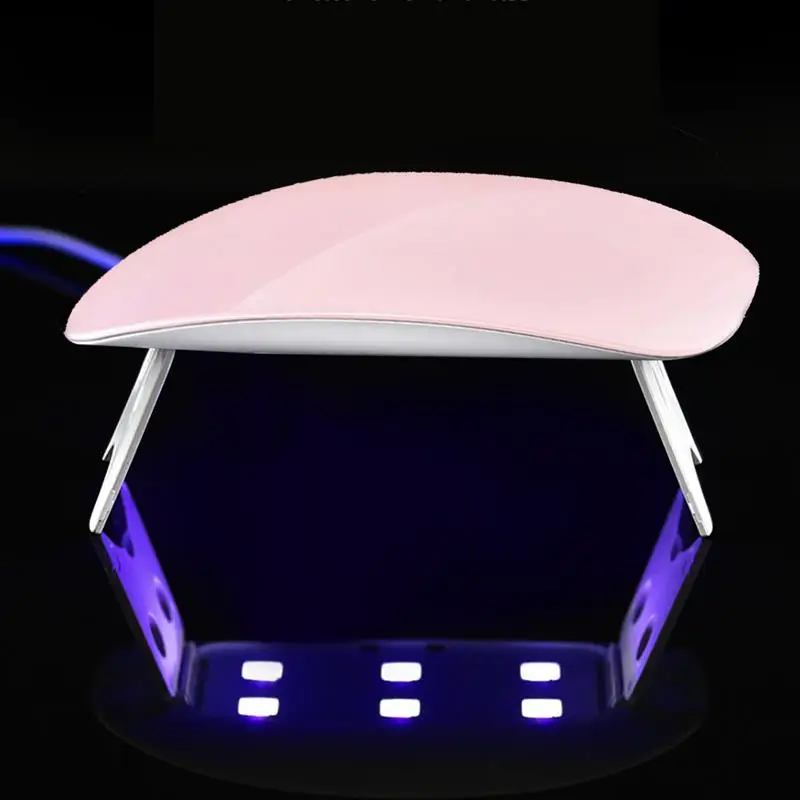 Малый портативный мини-светильник Kapmore для ногтей 6 Вт светодиодов USB-кабель