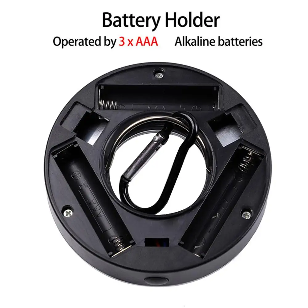 Портативный светодиодный светильник для кемпинга 3 режима COB с зажимом крючок