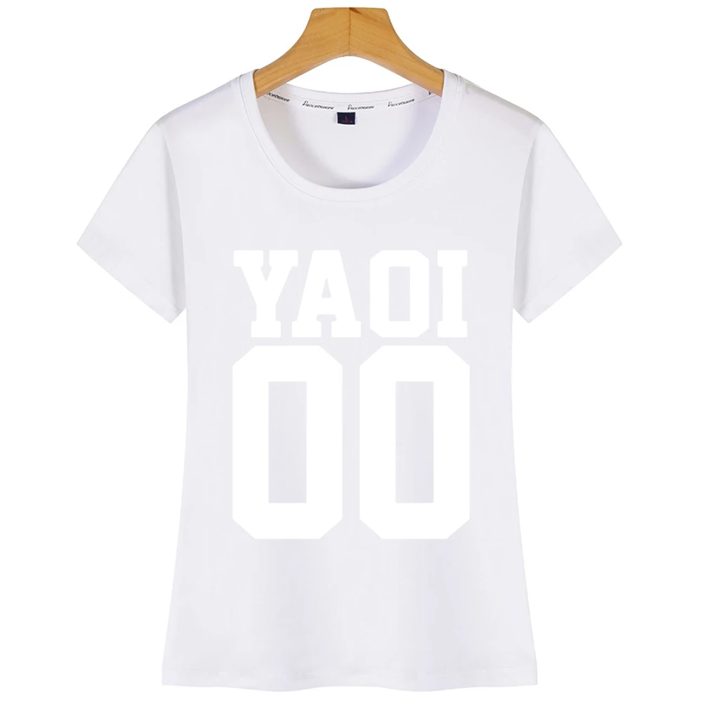 Женская футболка Yaoi в стиле аниме Bl короткая с забавными японскими играми