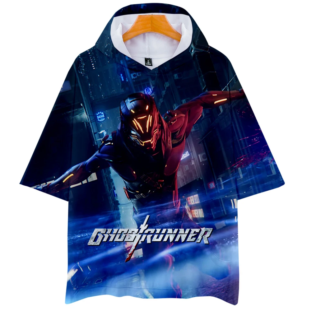 Новинка 2020 парка худи с 3D принтом игры Ghostrunner для мужчин и женщин мужская
