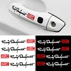 Стайлинг автомобиля, модные наклейки на дверные ручки для duster, renault, toyota, rav4, ford, honda, civic, nissan, teana, j32, ix25, 4 шт.