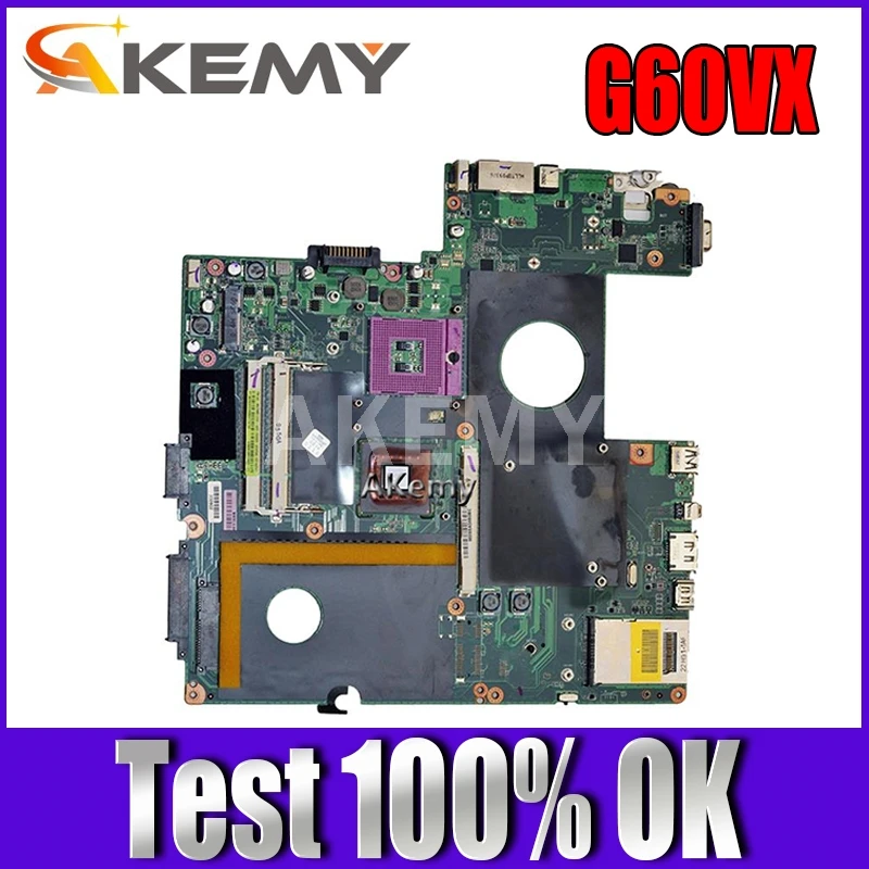 

Akemy G60VX mainboard REV 2.0 For Asus G60V G60VX Laptop motherboard 60-NV3MB1200-A05 100% Tested Working Well