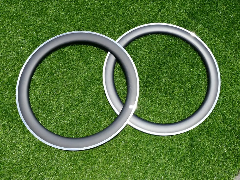 

FLX-RIM-C26 Brand New Full Carbon Road Bike Clincher Wheel Rim Depth 60mm Toray Carbon Wheel Rim Alloy Brake Side Width 21mm