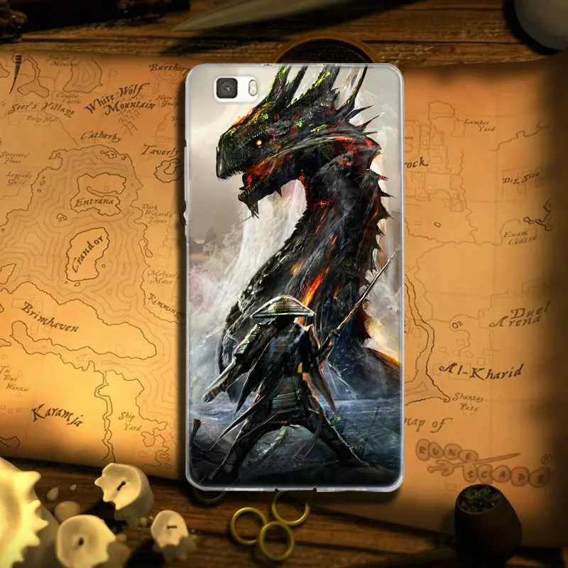 Мужские Самурайские японские дизайнерские мягкие чехлы для телефонов huawei Y3 Y5 Y6 Y7