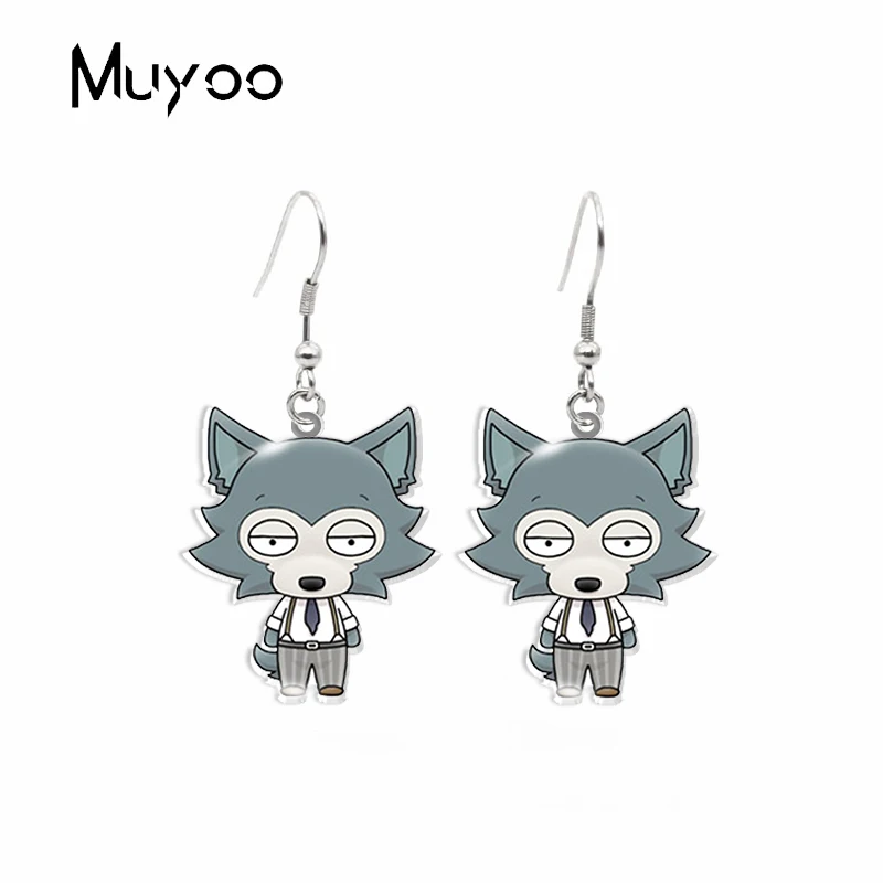 Новые милые серьги BEASTARS аниме легоши Хару Луи Волк Олень Кролик Собака персонажи