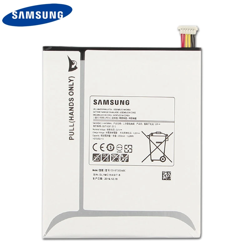 Оригинальная Аккумуляторная батарея Samsung GALAXY TabA 8 0 T355C | Мобильные телефоны и