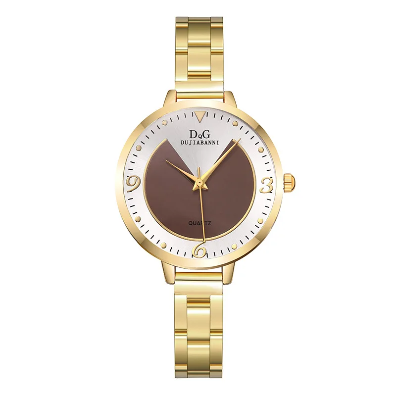 

New cake cheese alloy steel strap watch quartz watch women watch