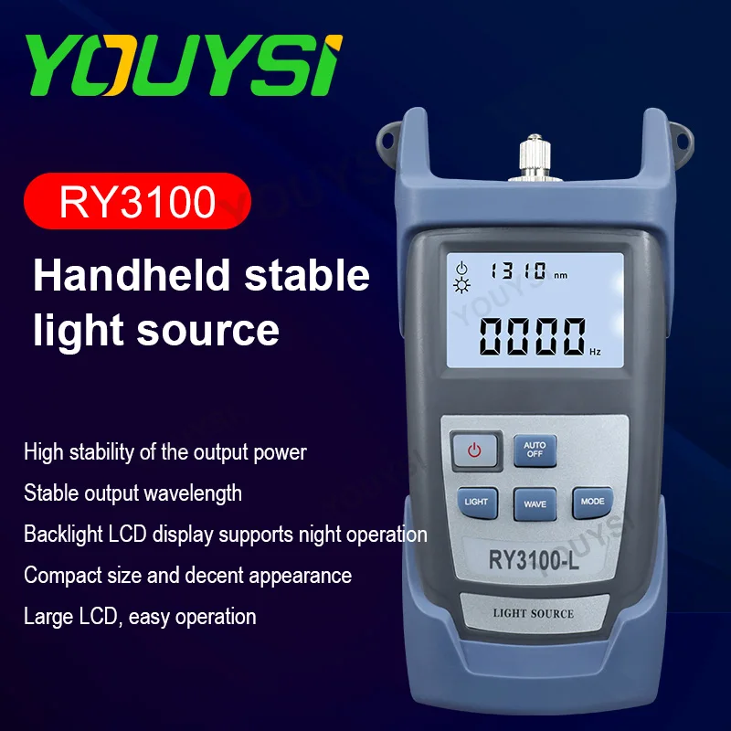 Hand-held RY3100-L Fiber optic laser light source tester FTTH Optic Light Source Multi Wavelength 1310 1550nm | Мобильные телефоны