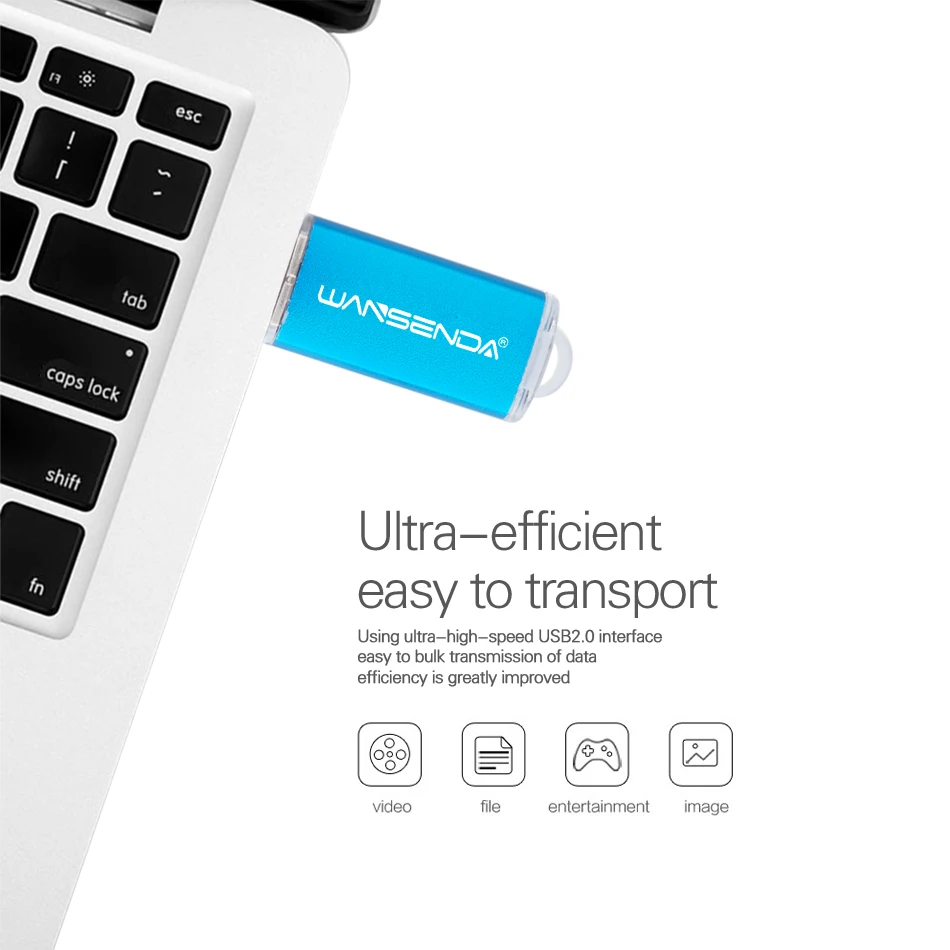 

Wansenda USB Flash Drive Cle USB 2.0 Pen Drive 8GB 16GB Memory Stick 32GB 64GB 128GB 256GB Portable Original Pendrive U Stick