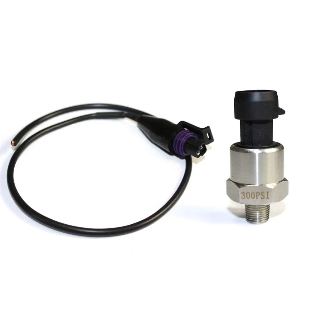 

Pressure Transducer Sender Sensor 1/8'' NPT Stainless Steel for Oil Fuel Air Water