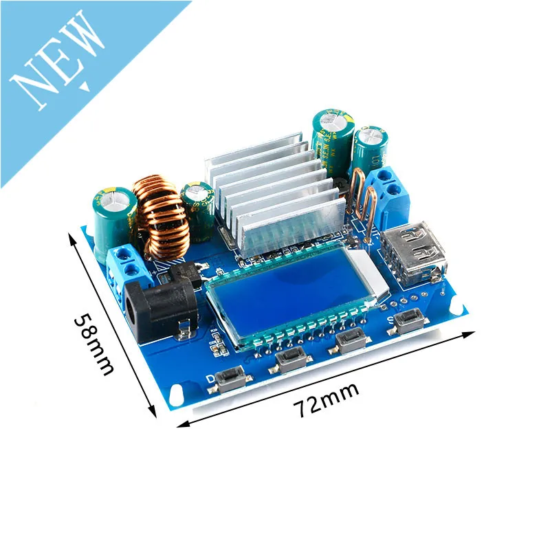 

SK35L DC-DC DC 5-30V to DC 0.6-30V 4A 35W Step Up/Down Boost Buck CC CV Regulated Adjustable Power Supply Module Solar Charger
