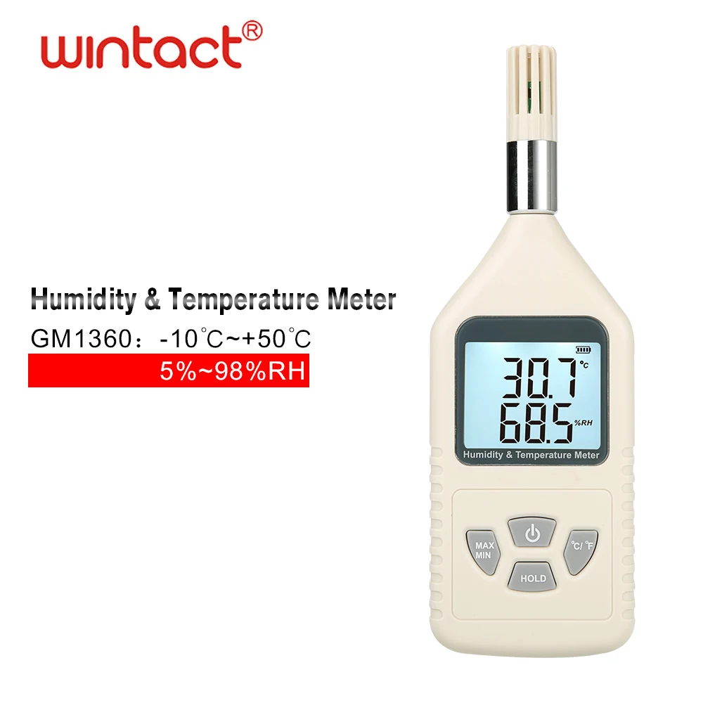 Dew point moisture analyzer GM1360 LCD Digital Temperature Humidity Meter Tester Thermometer Hygrometer | Инструменты