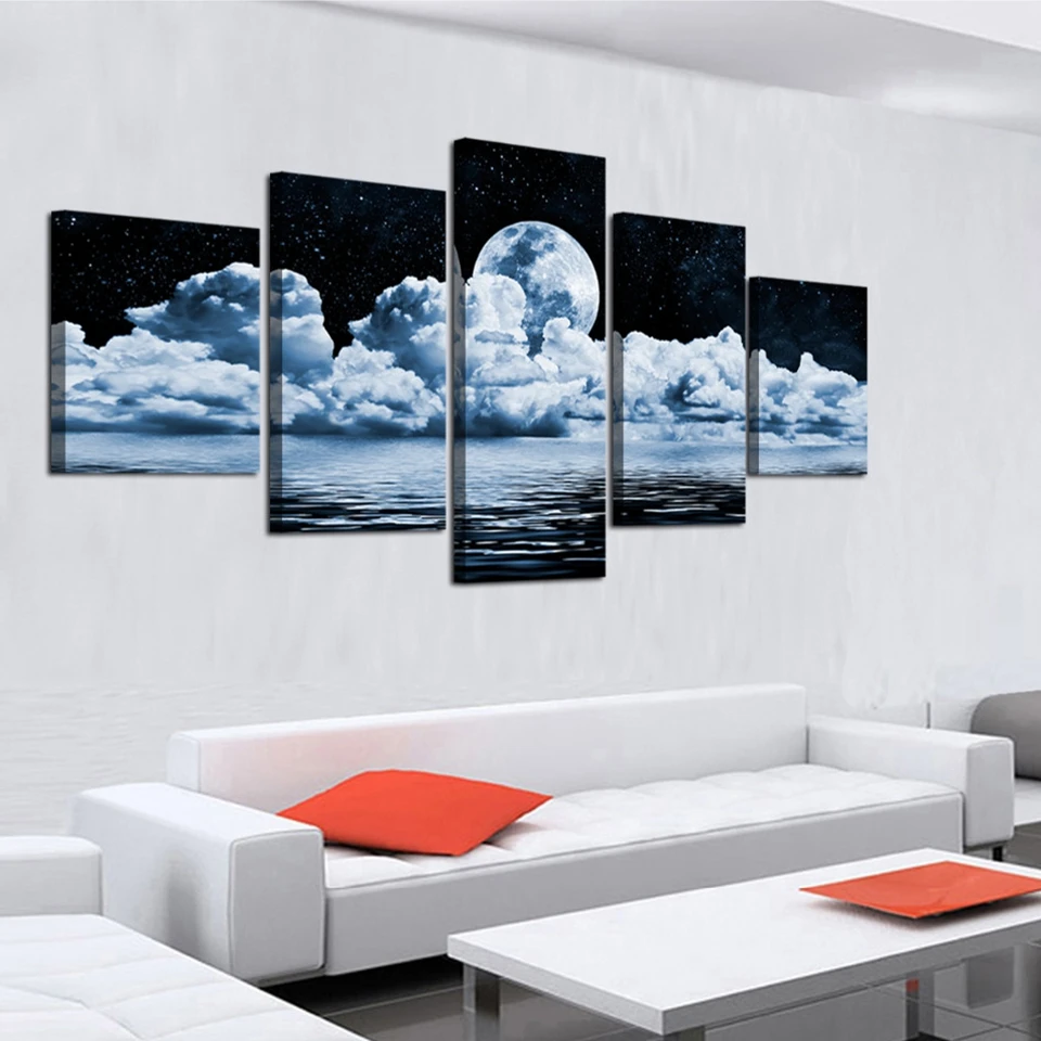 Украшение современное домашнее настенное Искусство Декор рамка картины 5 шт.