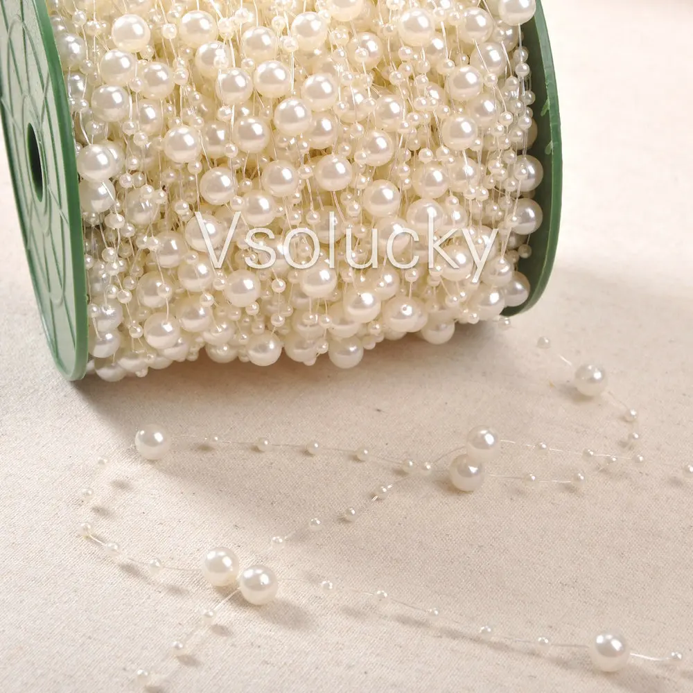 Леска рыболовная искусственная 5 метров цветочная гирлянда свадебный Декор для