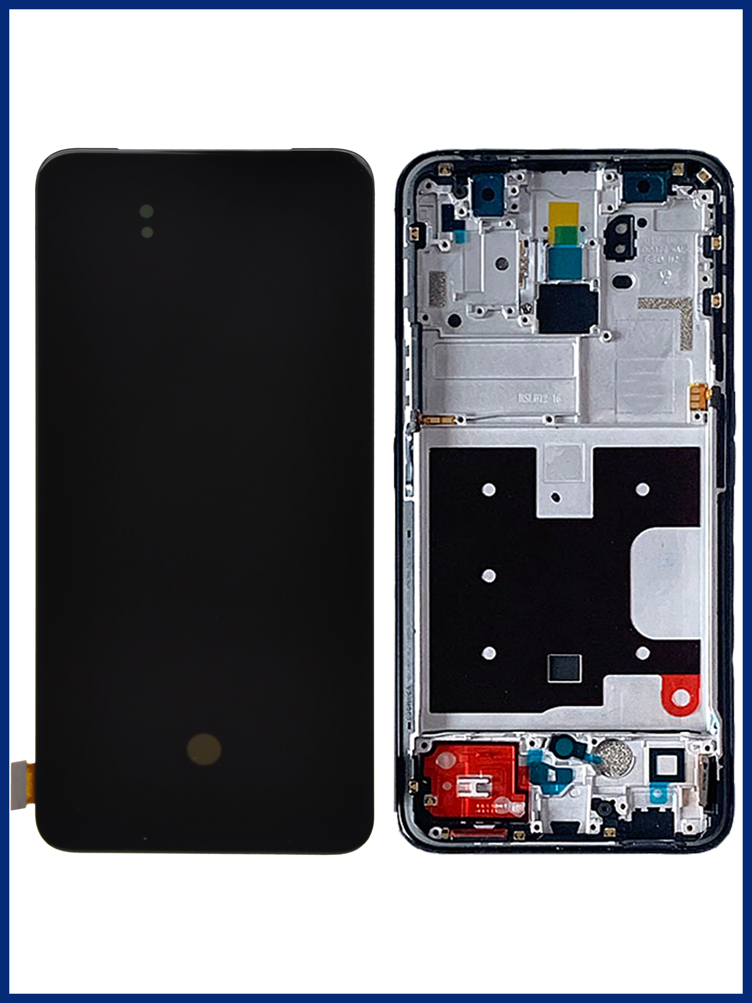 Pantalla LCD Amoled Original de 6,53 pulgadas, montaje de digitalizador t&aacute;ctil para Oppo Reno2 Z Realme X, reemplazo para oppo K3 Reno 2Z 2F-2
