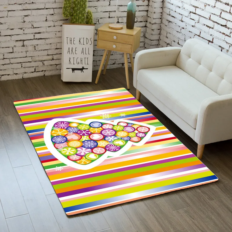 Рождественские ковры Мультяшные животные для спальни детский игровой коврик