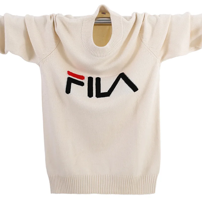 Зимний высококачественный кашемировый свитер детский пуловер теплый шерстяной