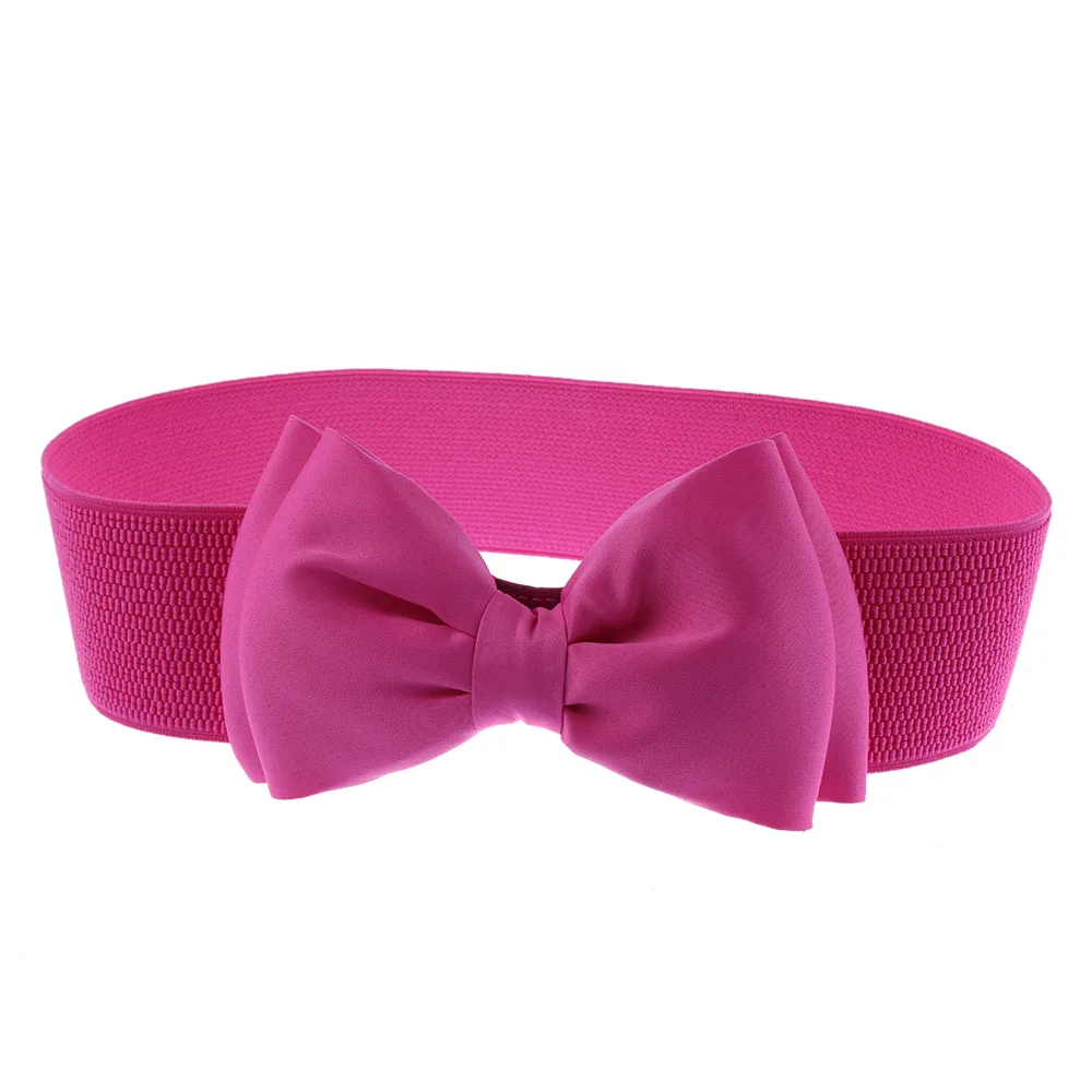 1 шт. новый дизайн пояс для женщин модный бант на талии эластичный стрейч в стиле