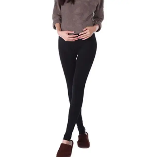 Fashion new Winter Maternity Skinny Legging Korean Slim Pencil Pants Clothes for Pregnant Women Thicken Warm Pregnancy | Мать и ребенок