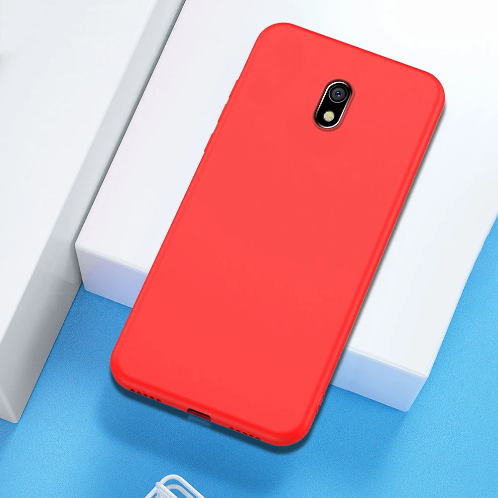 Красный Для Red mi 7A чехол из жидкого силикона мягкий чехол для задней крышки для Xiaomi mi Note 9, 10 лет, 9T Red mi 6A 7 7A 8A Note 7, 8, 8T K20 K30 Pro Чехол - Цвет: Красный