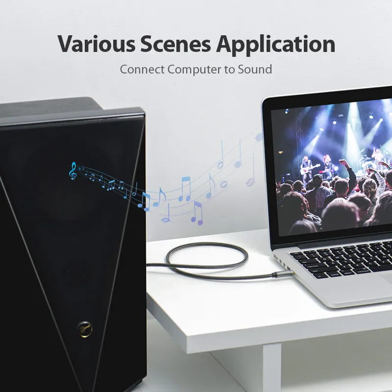 vention male to male 3 5 mm to 6 35 mm adapter aux cable for mixer amplifier gold plated 3 5 jack to 6 5 jack 3m 5m 10m aux cabo free global shipping