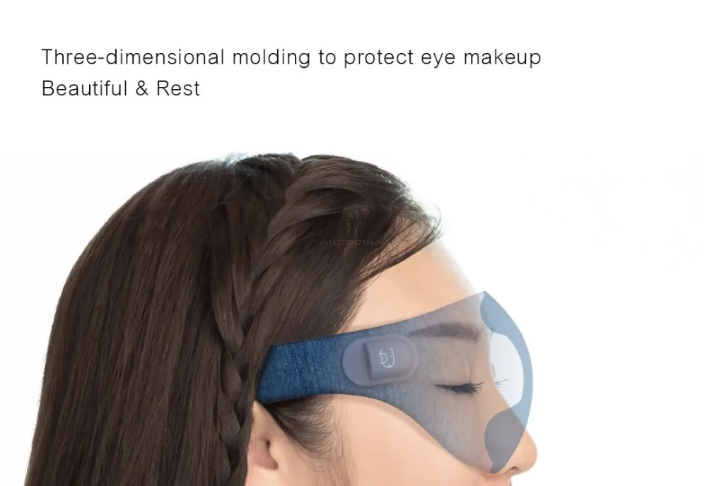 xiaomi mijia ardor 3d stereoscopic hot compress eye mask surround heating relieve fatigue usb type c powered for work study rest free global shipping