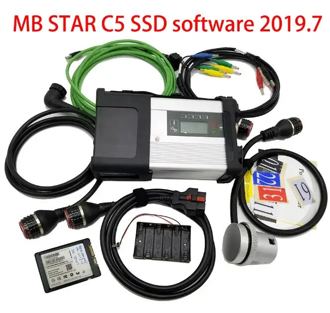 C5 with SSD software Лучшее Качество MB STAR C5 OBD2 диагностический инструмент MB SD Подключение компактный 5 функций как звезда Диагностика c4 Поддержка Wi-Fi с программным обеспечением - Цвет: C5 with SSD software