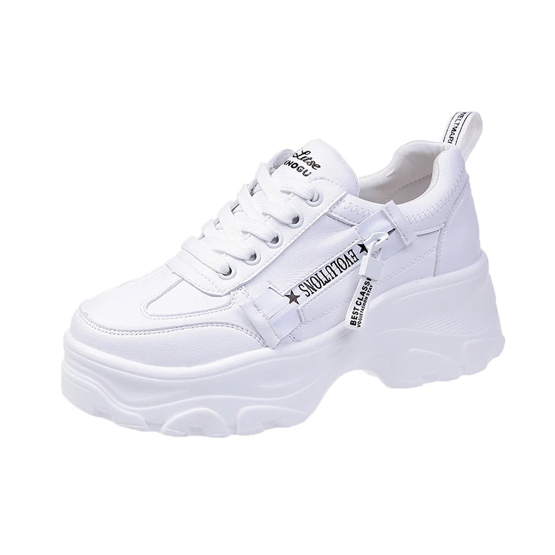 

2020 New Thick Bottom Casual Tennis Shoes Zapatillas Mujer Fashion Sneakers Women's Warm Autumn Shoes for Ladies U13-39