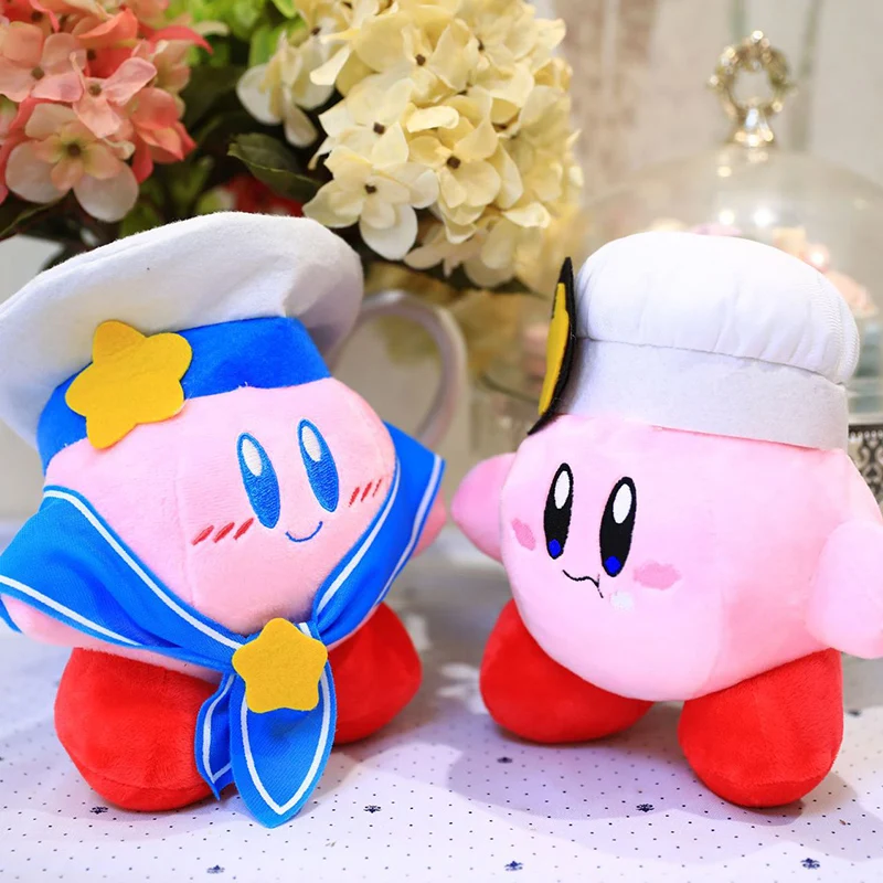 13 см/20 см Kawaii Специальный розовый плюшевый Кирби брелок Сейлор костюм звезда