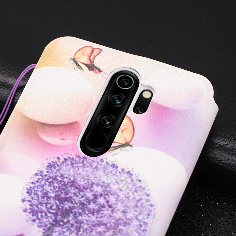 Для Xiaomi mi A2 Lite A3 милый окрашенный флип-кошелек с подставкой кожаный чехол для Red mi Note 8 7 Pro 5 4 4X mi 9T Pro Red mi 7A 6A чехол