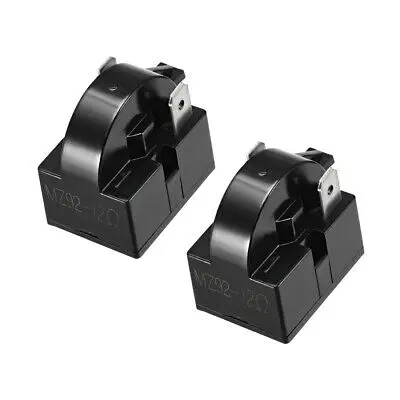 

2 предмета 12 Ом 2 Pin холодильник стартер PTC реле черного цвета