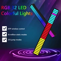 led voice activated pickup light bar colorful music sound active rhythm light app control atmosphere light for home party decor
