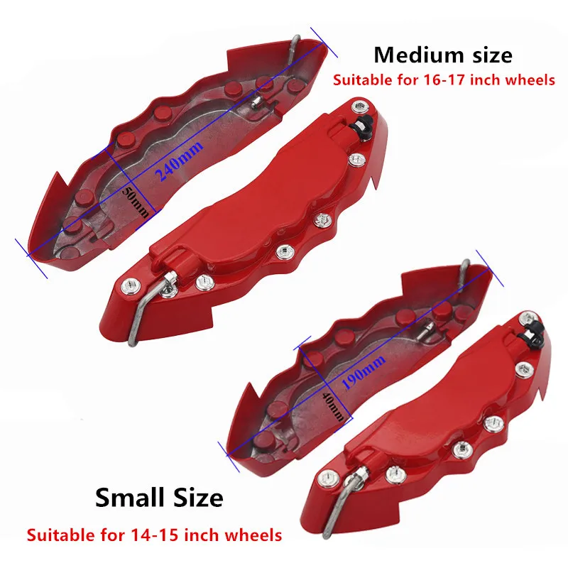 4 шт. 3D крышки тормозного суппорта крышка универсальный Стиль диск передние и